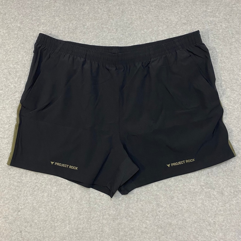 Under Armour Project Rock Ultimate 5" Training Shorts Men's XXL 1384217-002 NWT